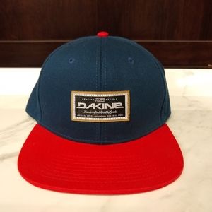 DAKINE logo Snapback Red Blue Hat Cap